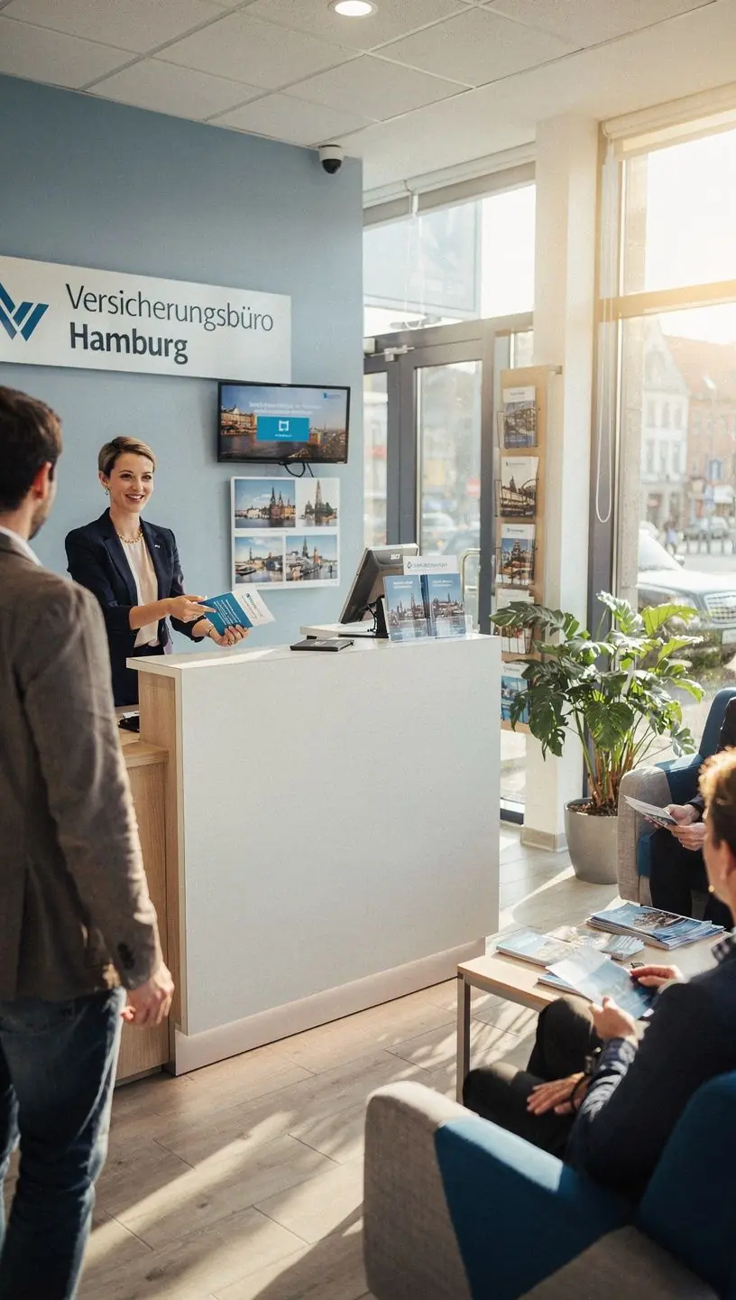 Fahrer unterschreibt Vertrag für sofortigen Versicherungsschutz in regionalem Büro